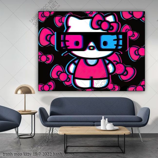 tranh meo kitty 18 7 2022 hanh